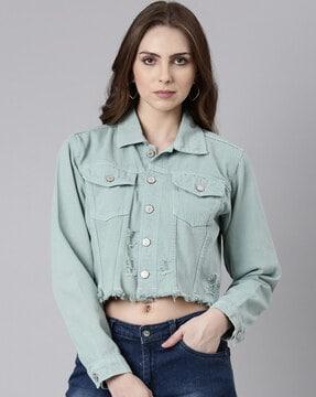 women bomber jacket with flap pockets