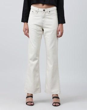 women bootcut jeans with insert pockets