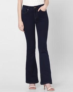 women bootcut jeans with insert pockets