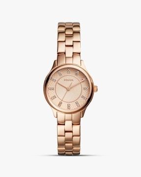 women bq1571 analogue watch with stainless steel strap