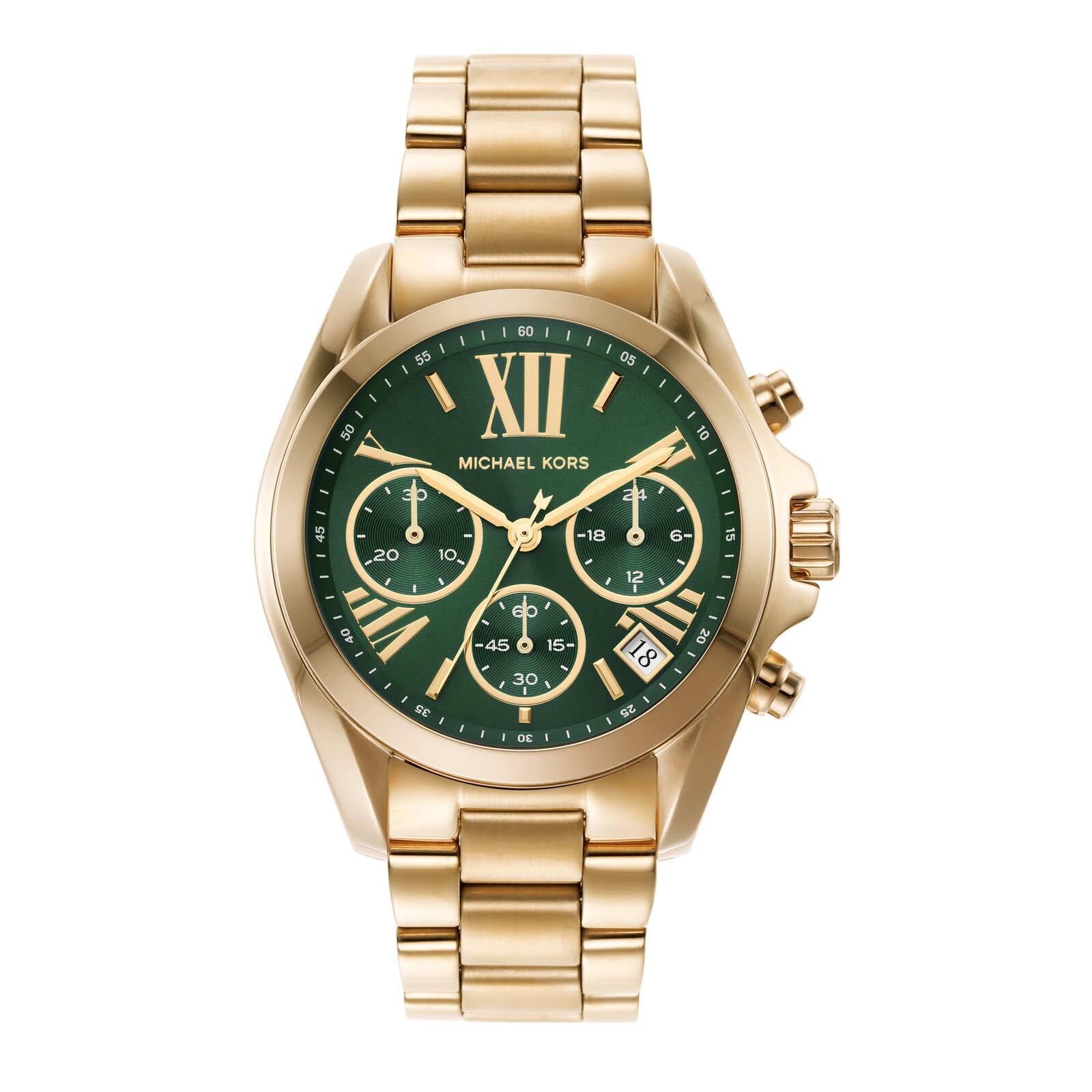 women bradshaw gold watch mk7257