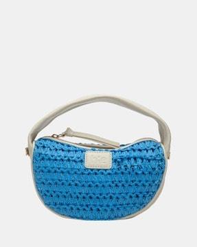 women braided kelly crossbody bag with detachable strap