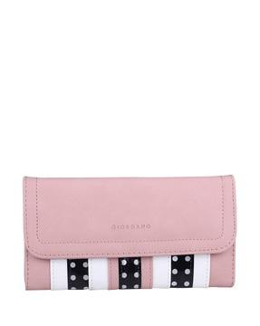 women brand debossed wallet