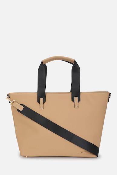 women brown casual handbag