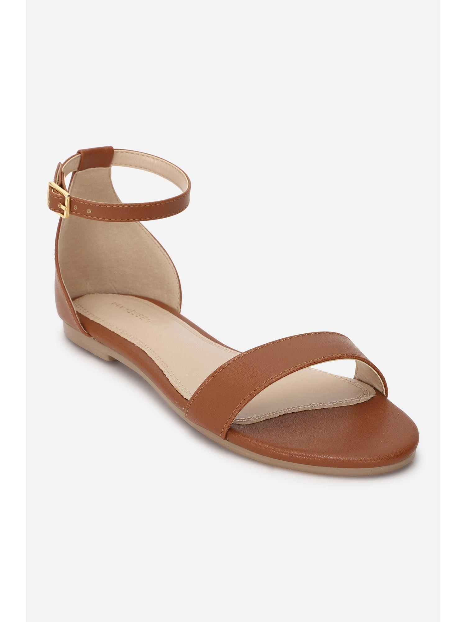 women brown sandals