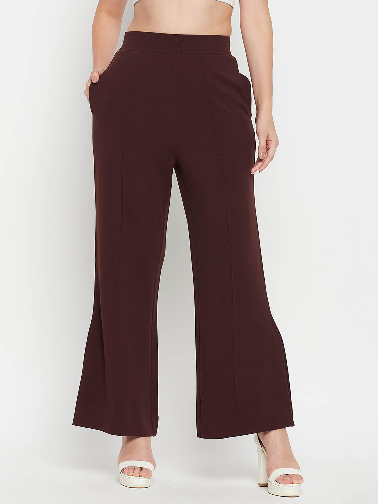 women brown trouser