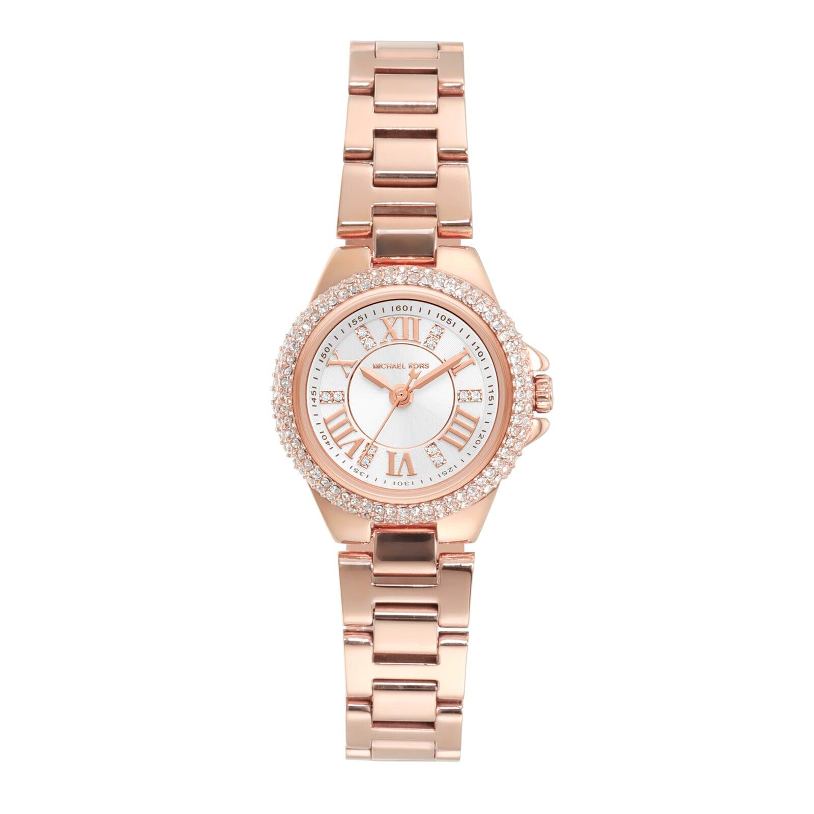 women camille rose gold watch mk3253