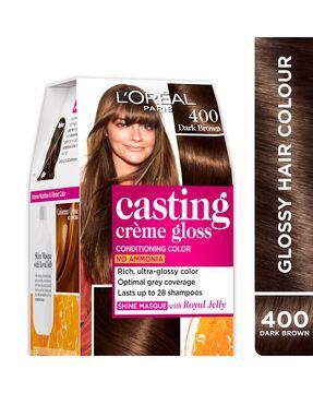 women casting creme gloss hair color-400 dark brown