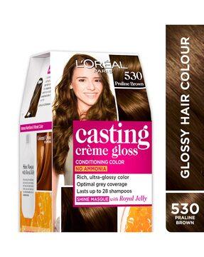 women casting creme gloss hair color-530 praline brown