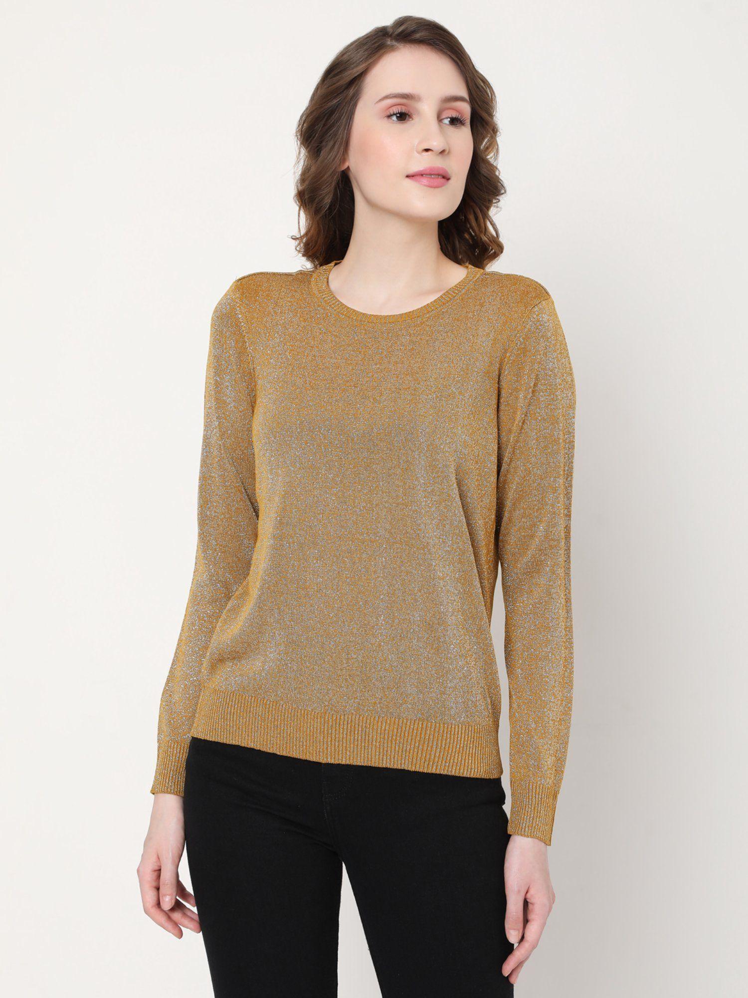 women casual brown sweater