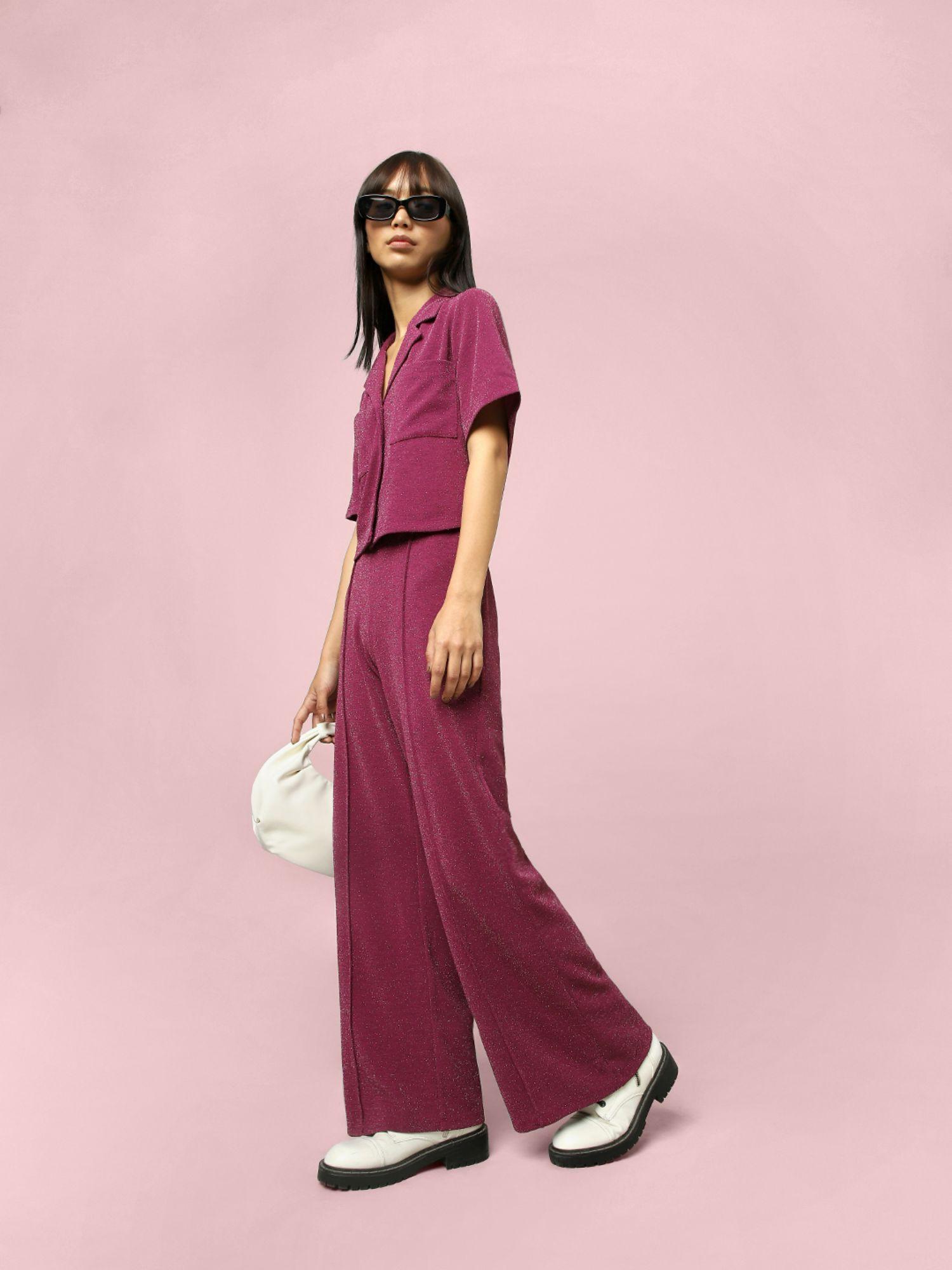 women casual pink pants