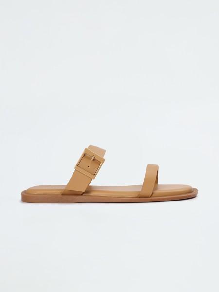 women casual sandal  (beige , 5)