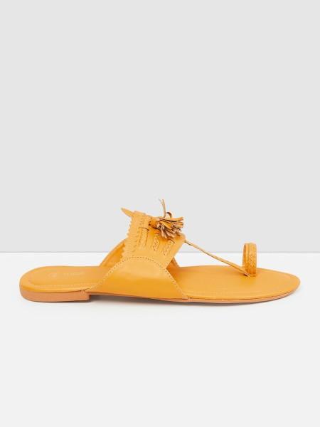 women casual sandal  (yellow , 3)