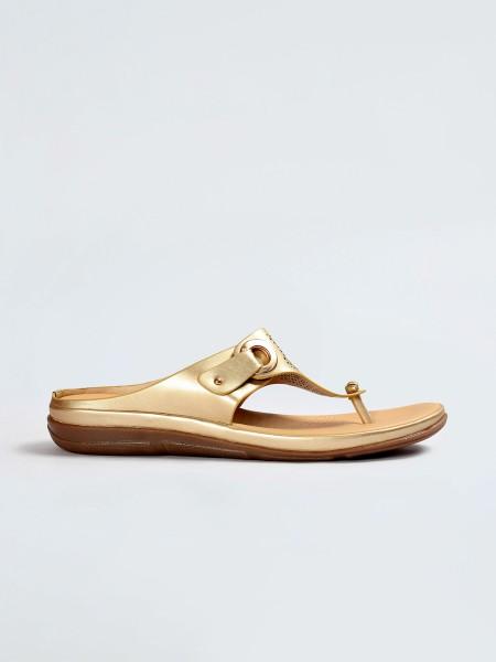 women casual sandal  (yellow , 5)