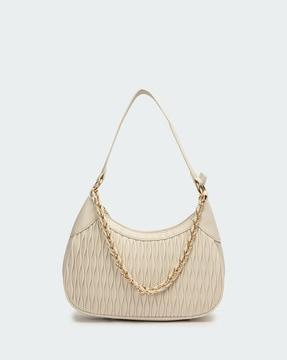 women chain detail shoulder bag