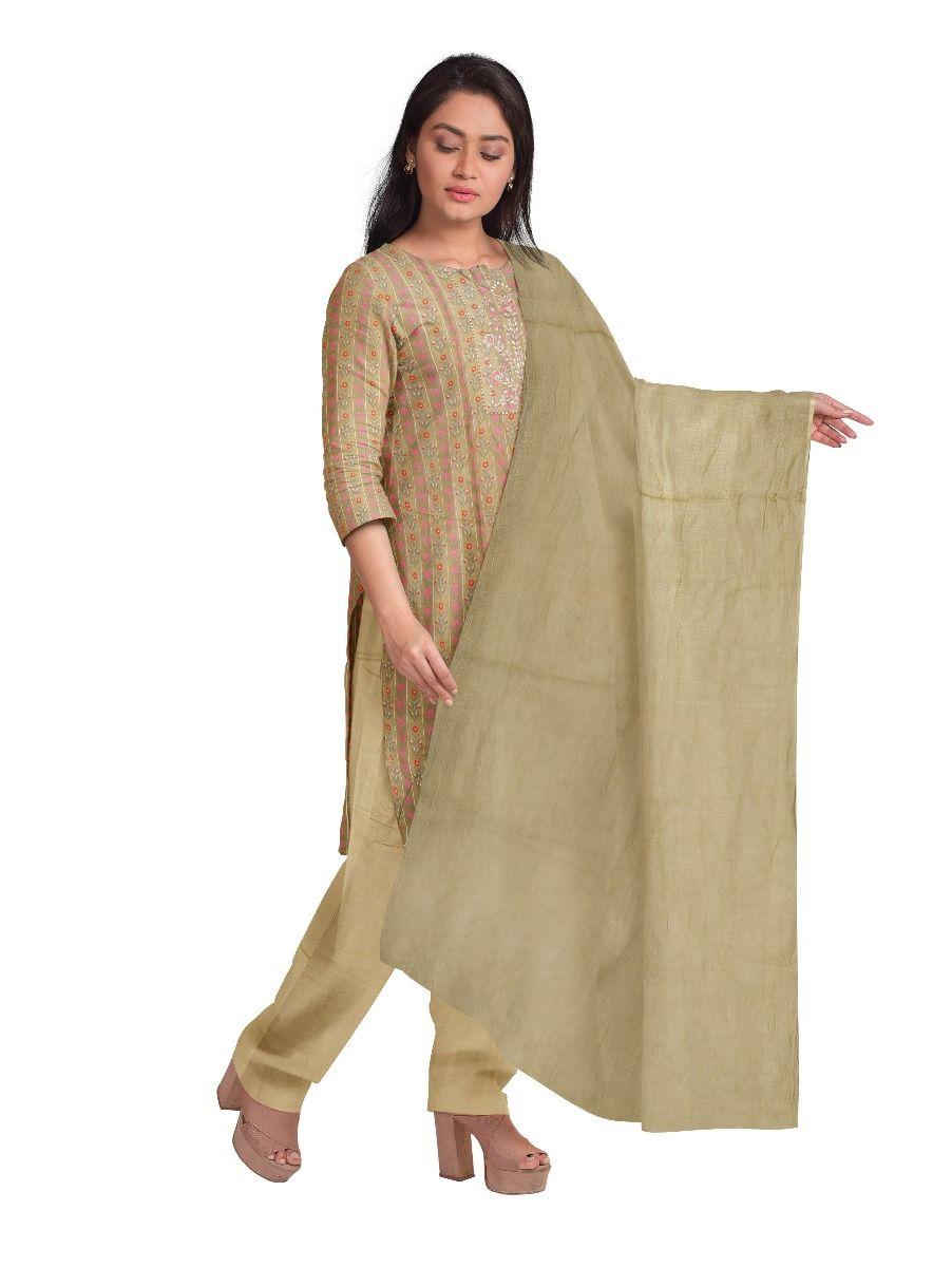 women chanderi cotton dress material - pbc4043464