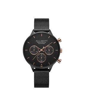 women chronograph watch with metallic strap - ph-w-0310