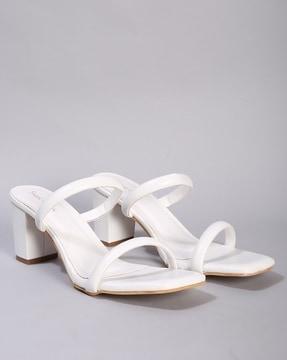 women chunky-heeled sandals