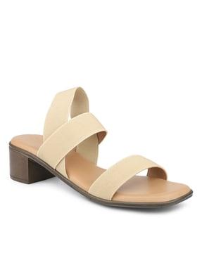 women chunky-heeled sandals