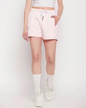 women city shorts with drawstring waist