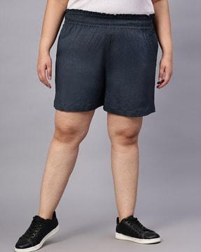 women city shorts with elasticated waist