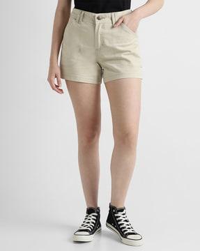 women city shorts with slip pockets