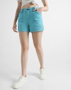 women city shorts with slip pockets