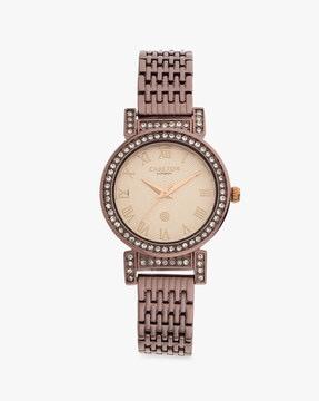 women cl038brrbr water-resistant analogue watch