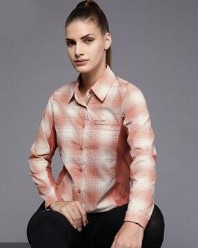 women claudia ridge long sleeve shirt