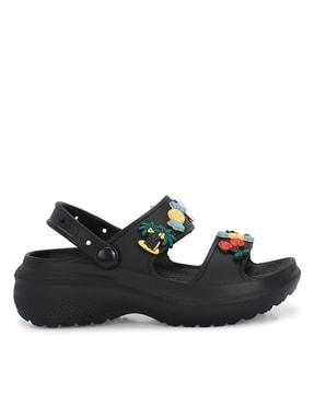 women clogs with applique