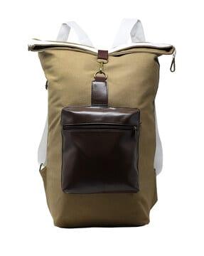 women colourblock backpack with adjustable strap