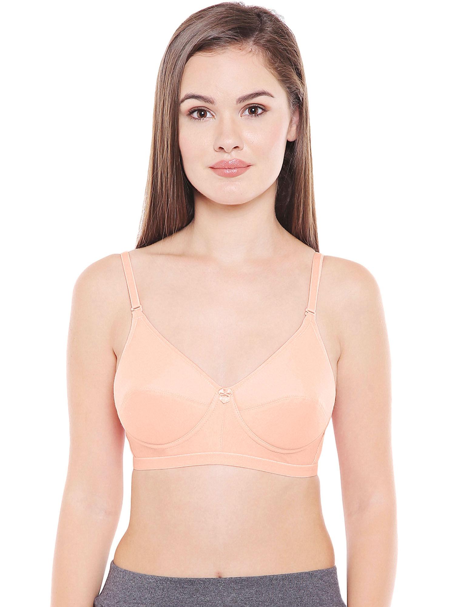 women cotton full coverage lightly padded regular bra