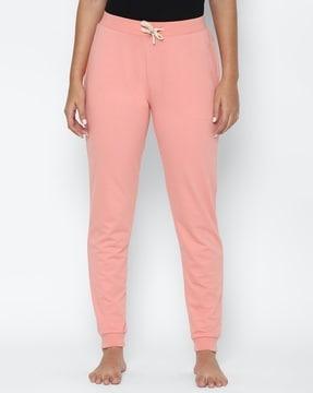 women cotton joggers with insert pockets