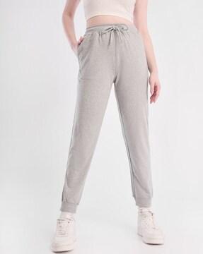 women cotton joggers with insert pockets