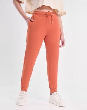 women cotton joggers with insert pockets