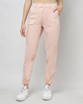 women cotton rich slim fit joggers