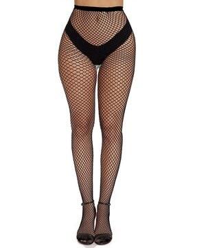 women criss-cross over-the-calf stockings