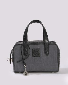 women croc-embossed mini tote bag