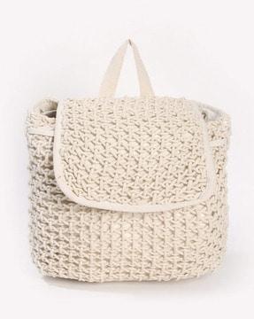 women crochet pattern backpack