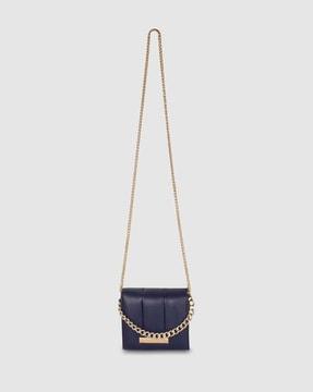 women crossbody sling bag with chain strap