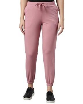 women cuffed joggers with insert pockets