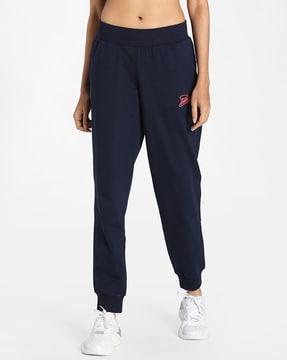 women cuffed track pants with insert pockets