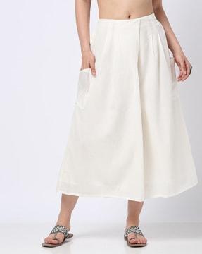 women culottes with insert pockets