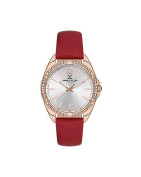 women dk.1.13485-6 analogue wrist watch with leather strap