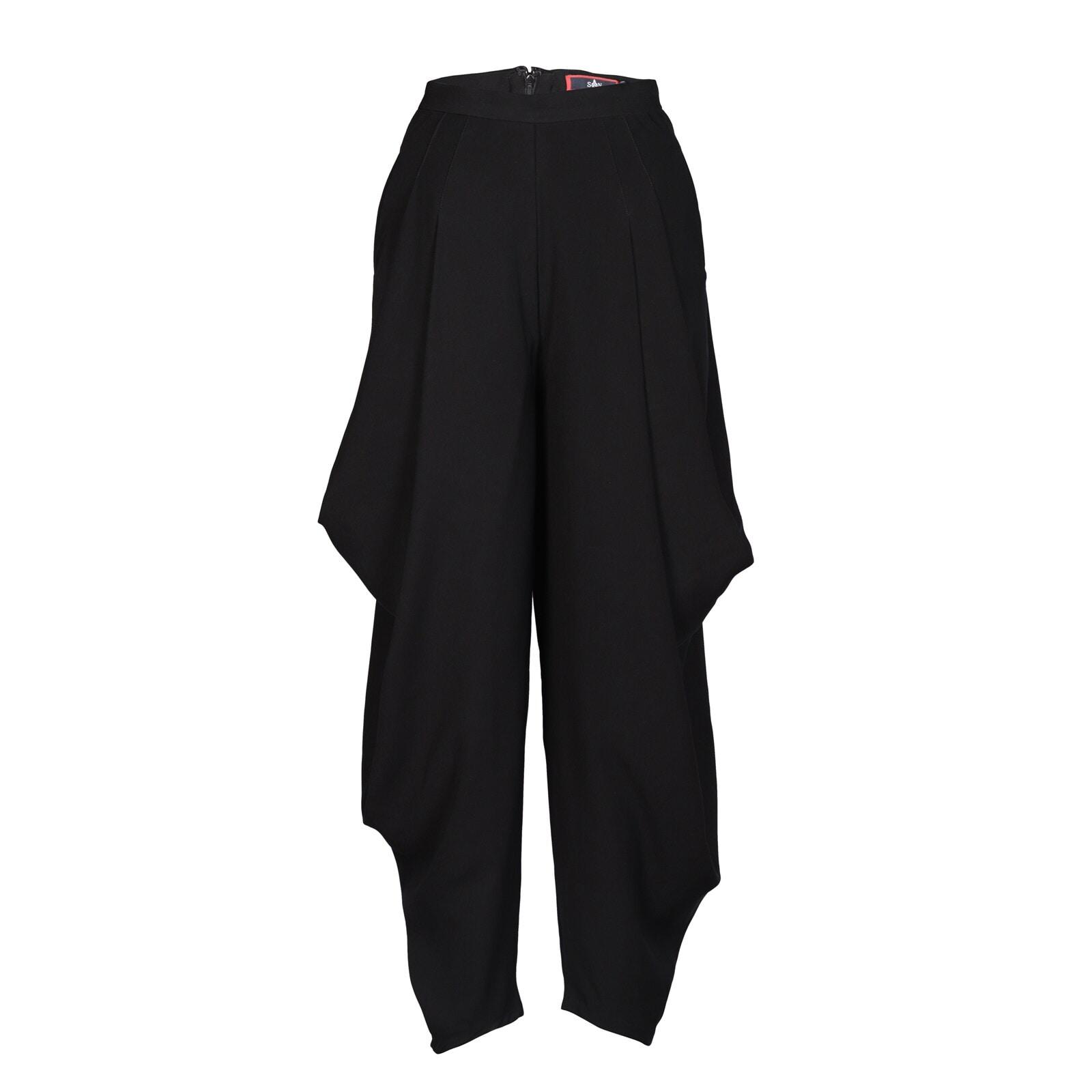 women drape cowl pants