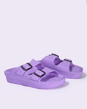 women dual-strap sliders