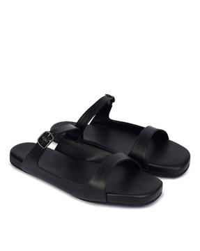 women dual-straps open-toe sandals
