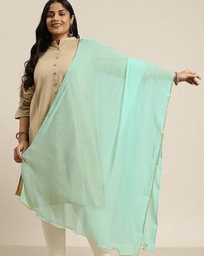 women dupatta with taping