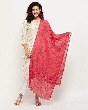 women dupatta with tassels