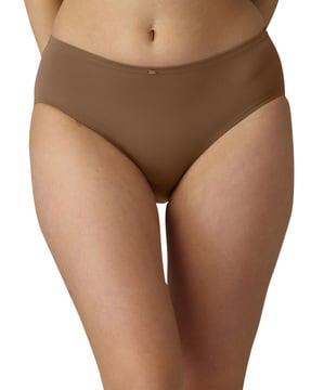 women elasticated regular fit briefs